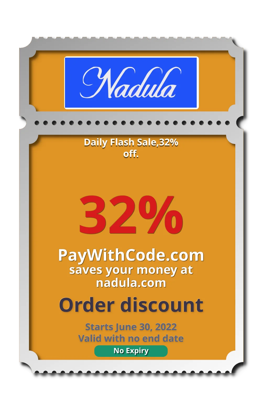 Daily Flash Sale,32% off. at Nadula