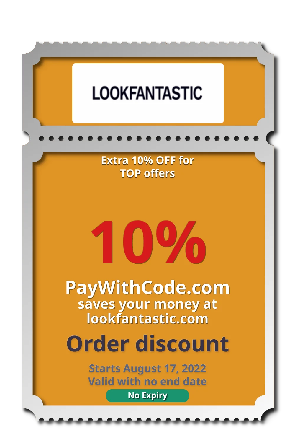 Extra 10% OFF for TOP offers at Lookfantastic