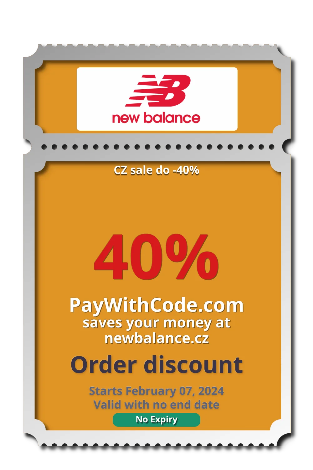 CZ sale do -40% at Newbalance