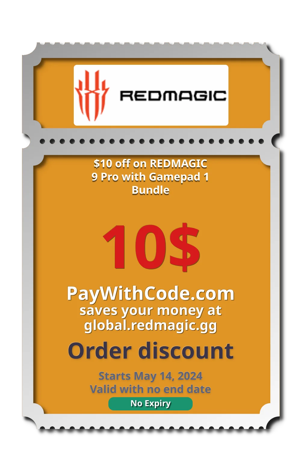 $10 off on REDMAGIC 9 Pro with Gamepad 1 Bundle at Redmagic