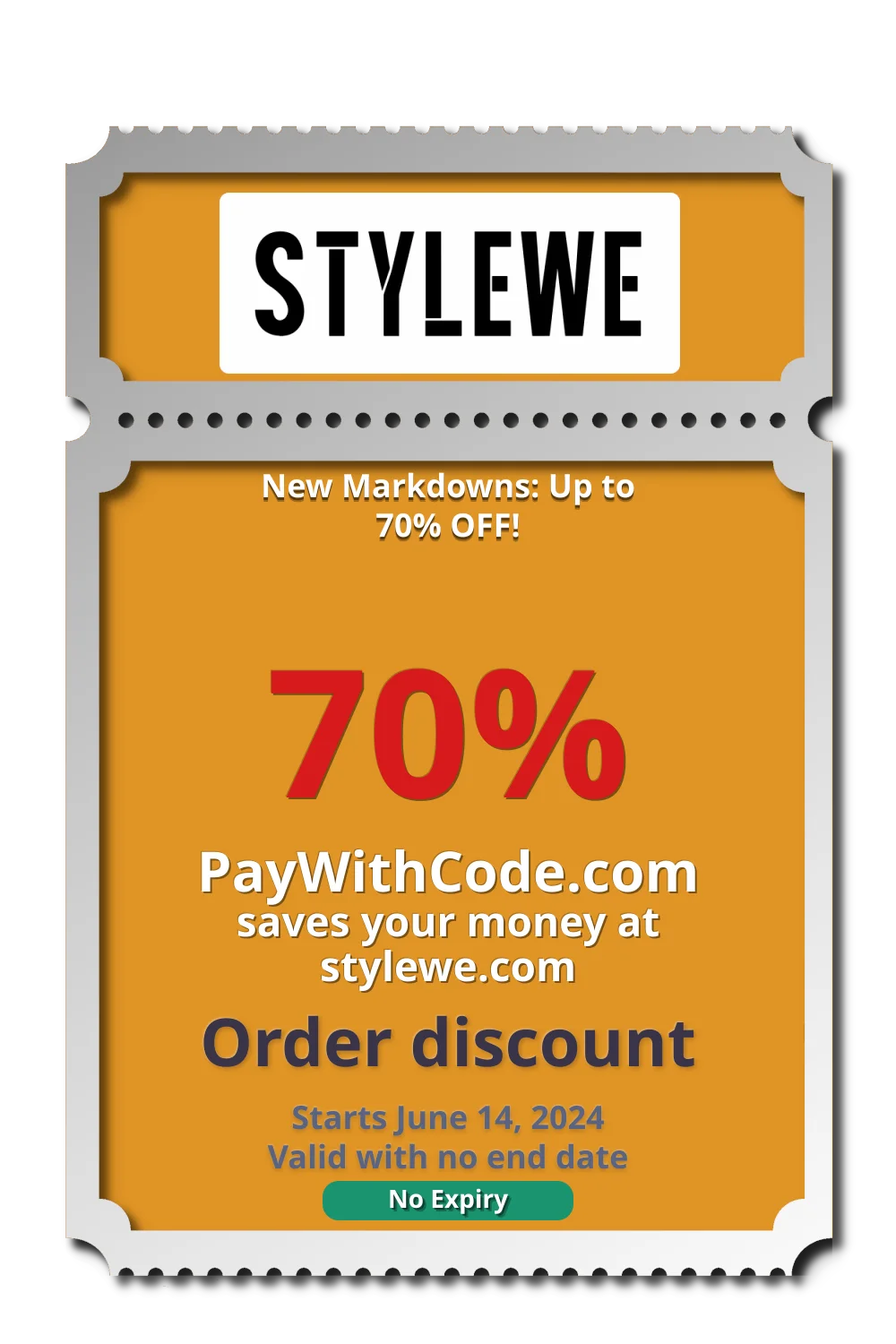 New Markdowns: Up to 70% OFF! at Stylewe