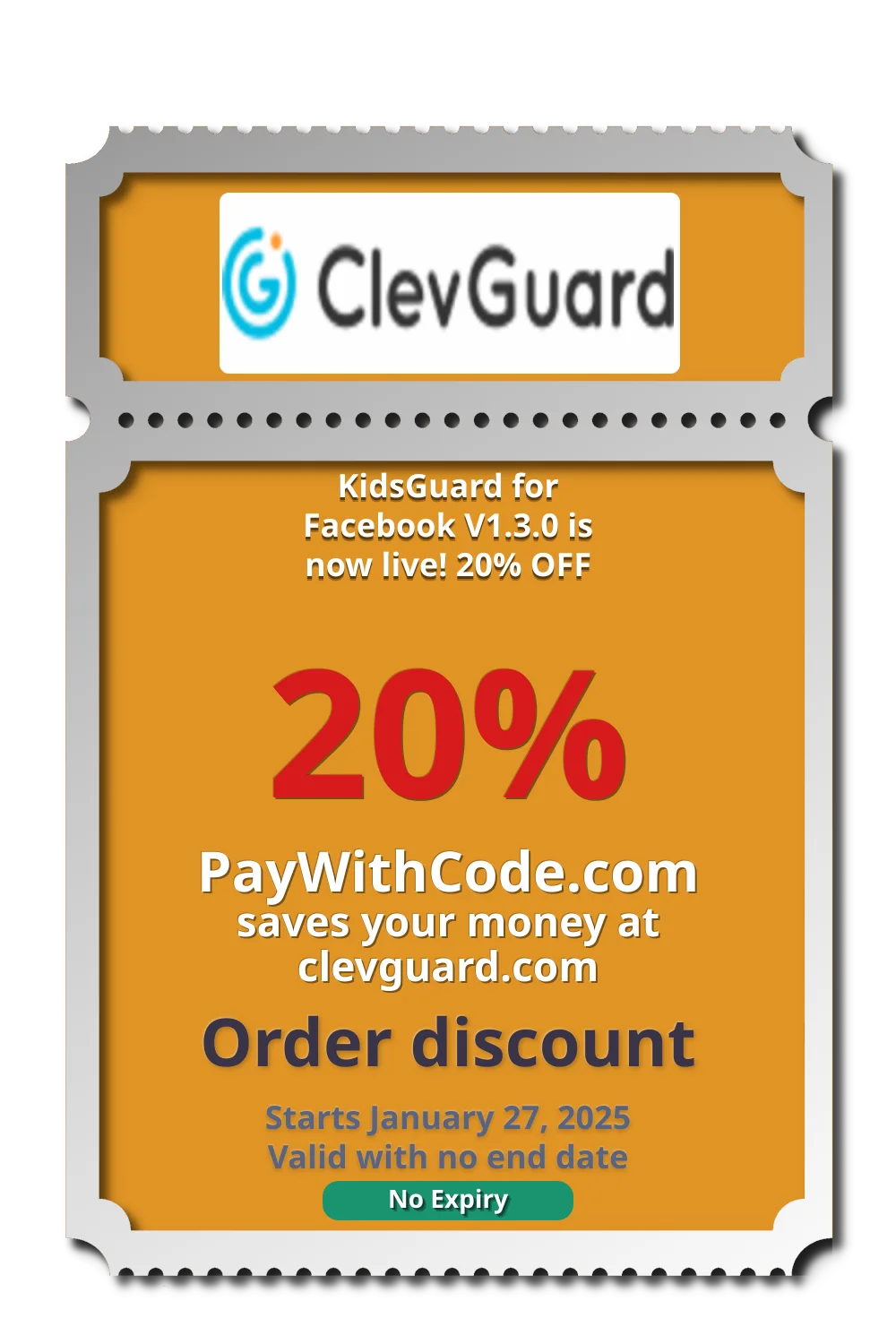 KidsGuard for Facebook V1.3.0 is now live! 20% OFF at Clevguard
