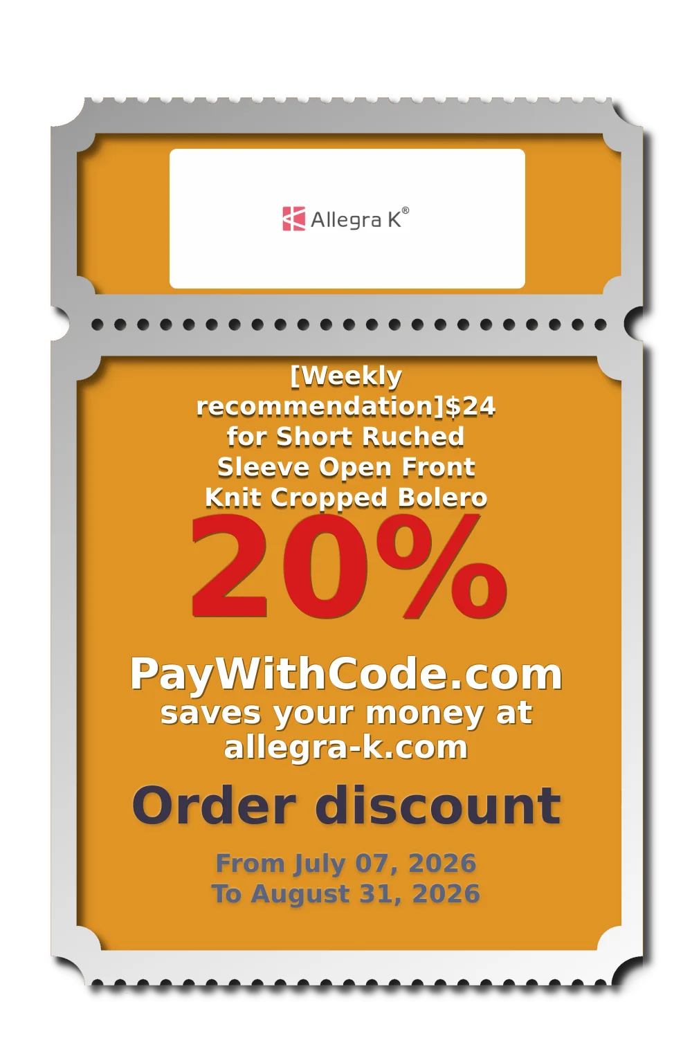 [Weekly recommendation]$24 for Short Ruched Sleeve Open Front Knit Cropped Bolero Shrugs at Allegra K
