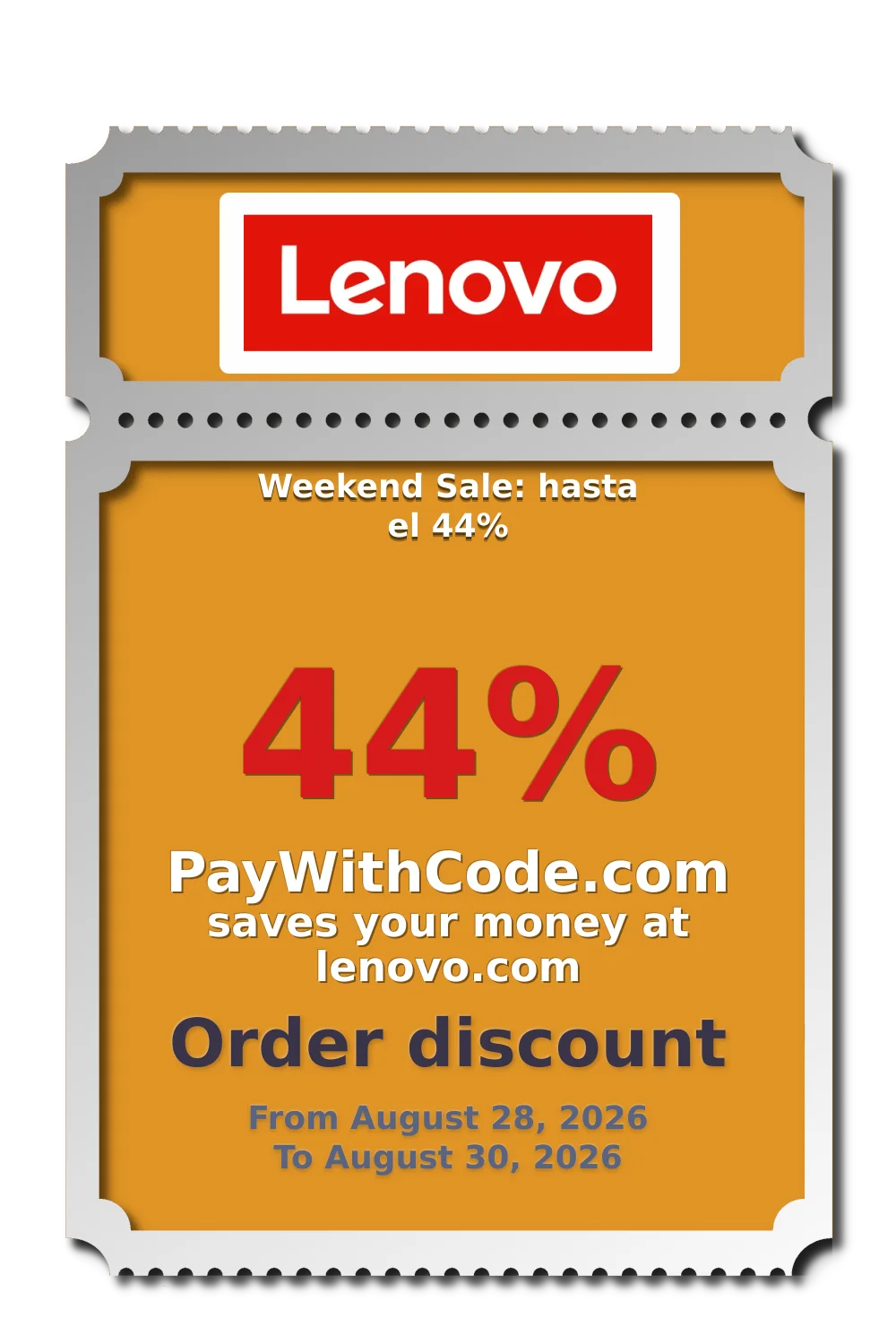 Weekend Sale: hasta el 44% at Lenovo